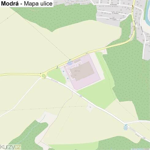 Modrá - mapy | Kurzy.cz