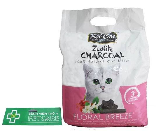 Kit Cat crystal clump cat litter – Pink vanilla scented – Bệnh Viện Thú Y Petcare