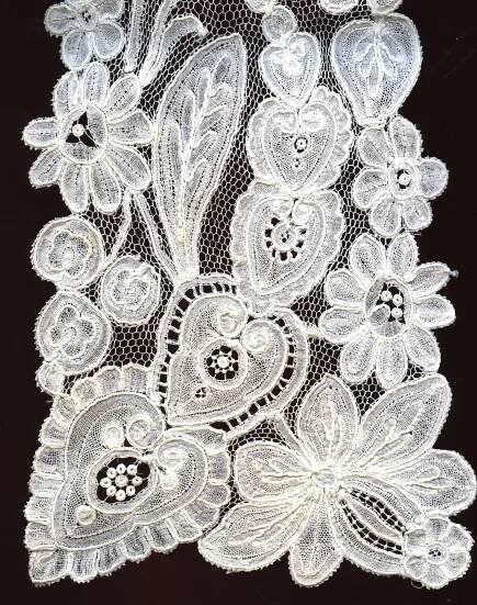 Brussels “Love In Bloom" Lace | Elizabeth M. Kurella Curator of Antique Lace
