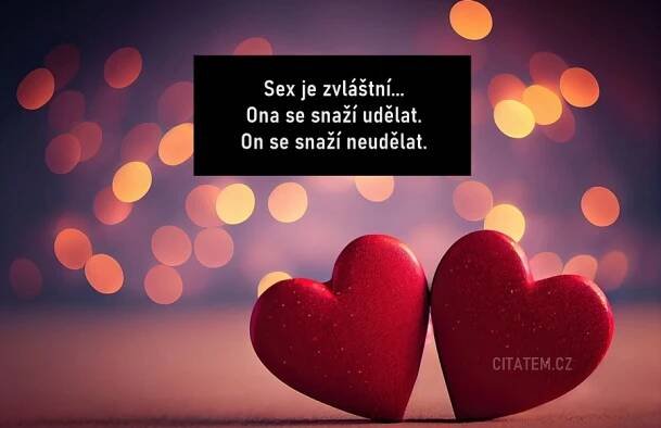 Sex je zvláštní... Citáty o lásce, sexu