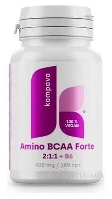 Kompava Amino BCAA Forte 2:1:1 + B6 180 kapslí