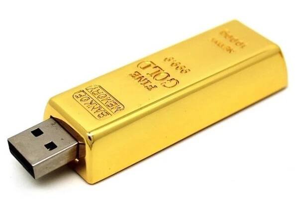 USB flash disk Zlatá cihla 32 GB
