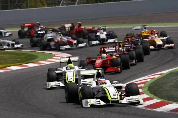 VC Španělska - Brawn GP - Rubens Barrichello, Jenson Button