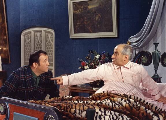 Jacques Dynam, Louis de Funès - Fantomas kontra Scotland Yard - Z filmu