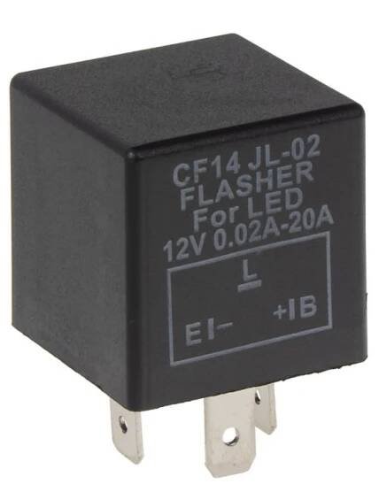 Přerušovač blinkrů LED, 12V,0,02-20A pro evropské vozy - 46051 - Elcar - elektrospecialista - RC modely, autorádia, navigace, alarmy, domácí audio