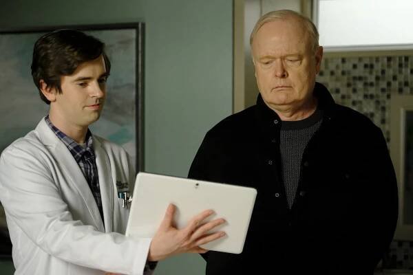 Dobrý doktor - Modrá očička - Z filmu - Freddie Highmore, Christian Clemenson