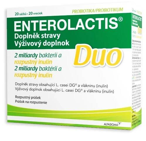 ENTEROLACTIS® Duo probiotika a prebiotika 20x5 g