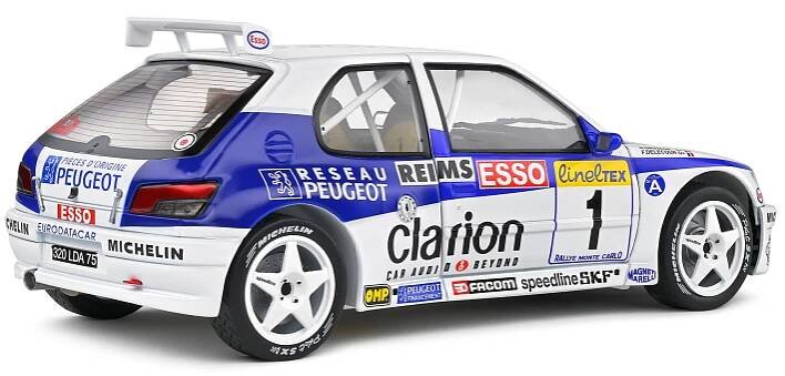 Peugeot 306 Maxi #1 Delecour/Sauvage Rallye Monte Carlo 1996 1:18 Solido