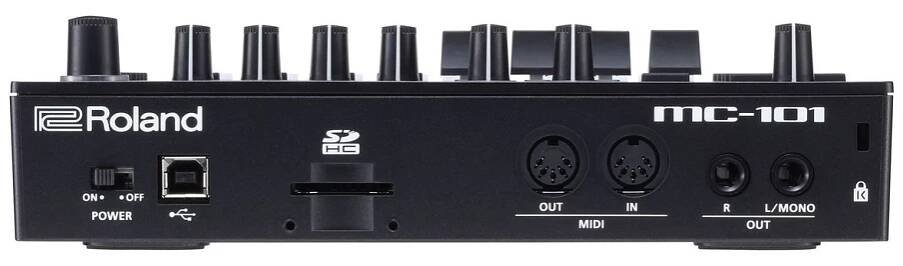 Roland AIRA MC-101 rear 