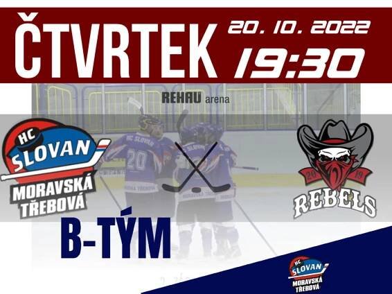 B-TÝM: První domácí zápas B-týmu přinese souboj s Poličkou – HC Slovan Moravská Třebová