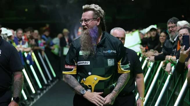 Simon Whitlock darts walk-on song: Details on 'Down Under' by Men at Work