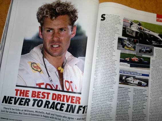 F1 Testing – Tom Kristensen