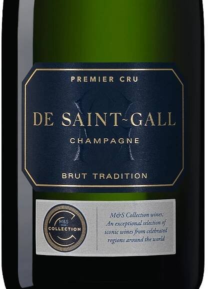M&S Collection St. Gall Champagne 1er Cru Brut - Case of 6