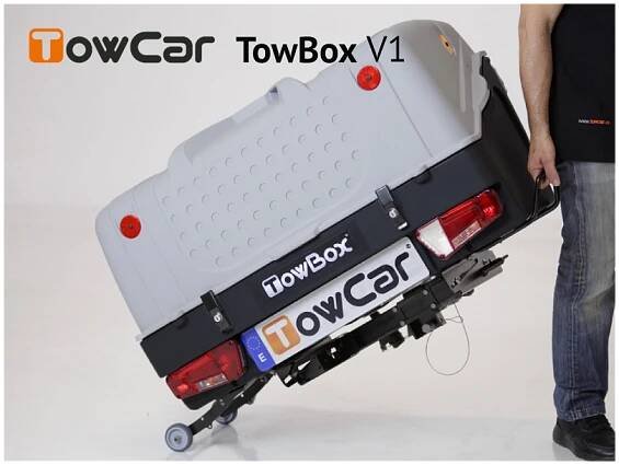 TowCar TowBox V1 šedý, na tažné zařízení TBX0AAB