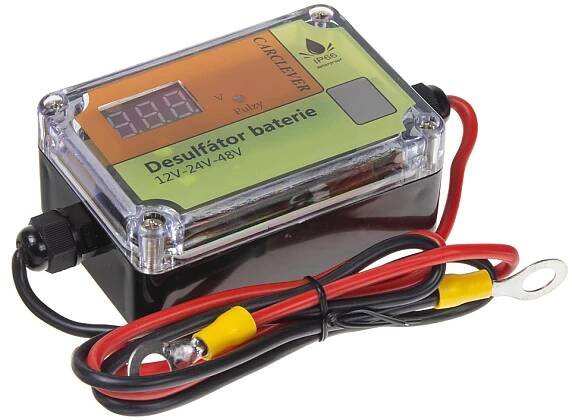 Desulfator CARCLEVER - oživovač baterií 12V-48V, 400Ah
