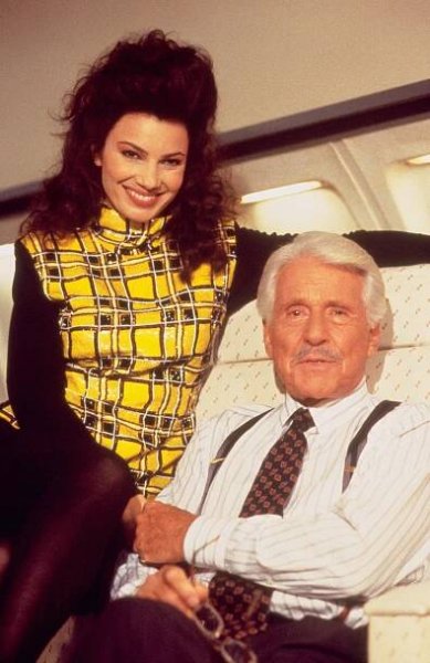 Chůva k pohledání - Z natáčení - Fran Drescher, Efrem Zimbalist Jr.
