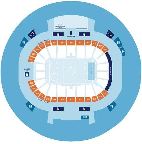 Průvodce arenou – O2 arena