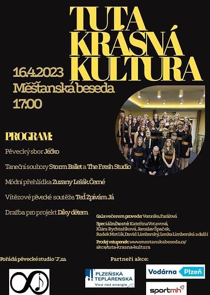 Měšťanská beseda zve na benefiční galakoncert. Výtěžek je určen pro projekt Díky dětem : Plzeň - oficiální informační server