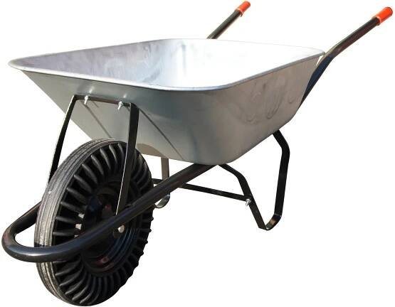 J.A.D. Tools Stavební kolečko pozink plné kolo rozložené 80 l