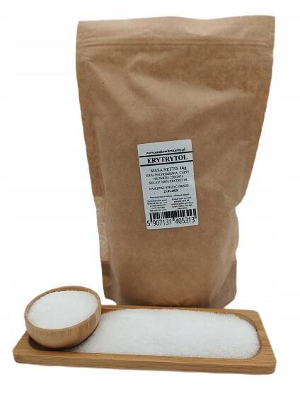 Erythritol 1 kg Přírodní sladidlo Značka Smakowite Skarby