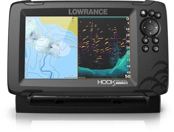 Lowrance HOOK Reveal 7 se sondou HDI 83/200 kHz