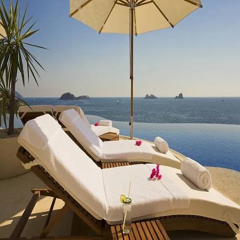 Infinity Pool with Loungers