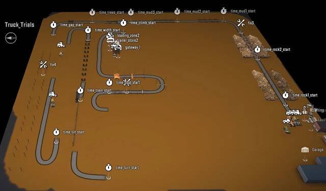 Truck Trials Map