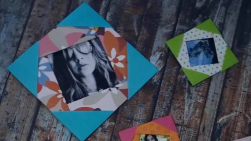 DIY návod na papírové rámečky na fotky | La Terez | Stream