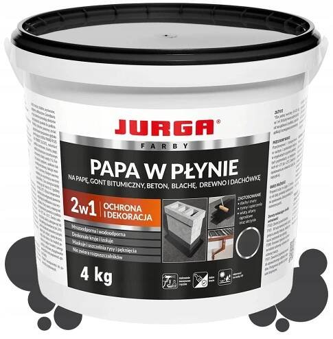 Tekutá lepenka Jurga 1,5 kg ANTRACIT + štětec