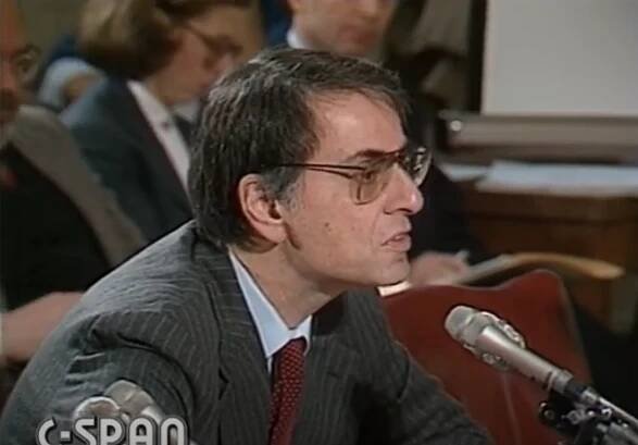 Carl Sagan Warns Congress about Climate Change (1985)