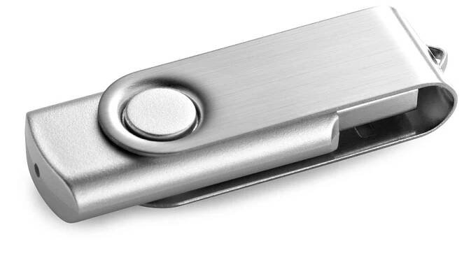 CLAUDIUS 8GB. 8 GB USB flash disk s kovovým klipem