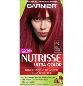 (2 Pack) Garnier Nutrisse Ultra Color Nourishing Hair Color Creme, R3 ...