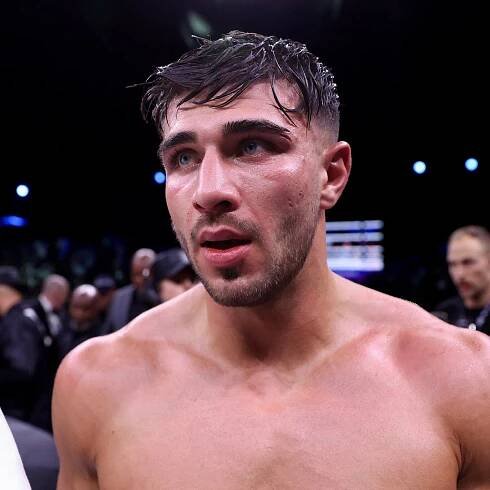 Tommy Fury and Idris Virgo of Love Island brawl in KSI vs Fournier fight crowd at Wembley