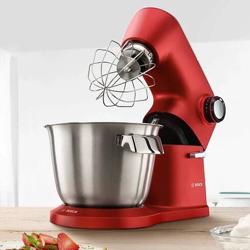 Ivo GRANDIČ - Domácí potřeby - Bosch - Bosch MUM9A66R00 kuchyňský robot 1600 W, 5.5 l červený