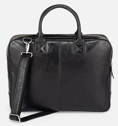 Wallstreet Jordan Black - Kožená business taška - DÍLNAstore est. 2017