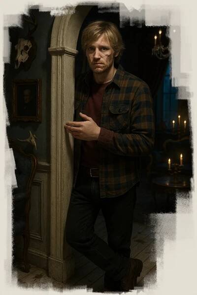Michael Gray | The Groundskeeper of Gray House | Gothic Fiction Character from the Interdimensional Series: Gray House