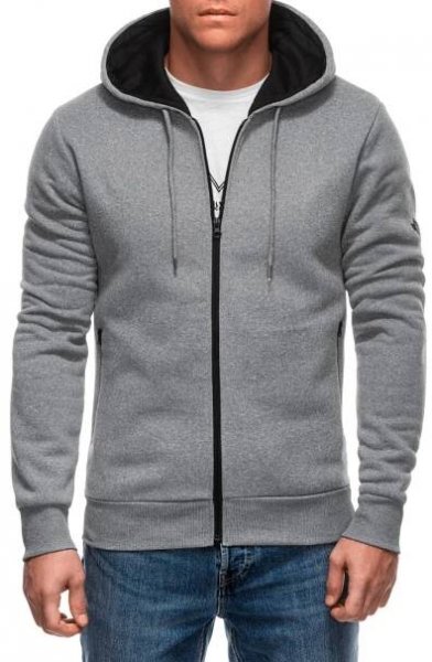 Pánská mikina EDOTI B1688 GREY velikost: XXL