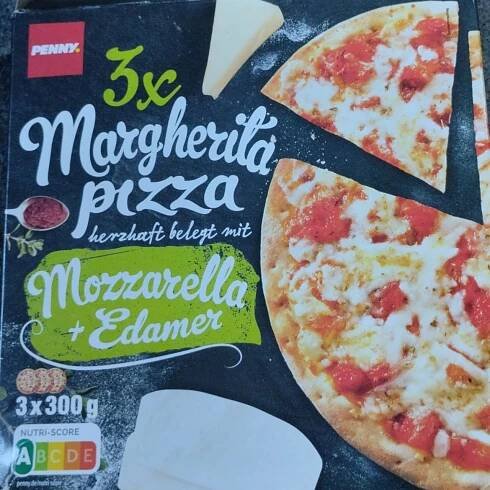 Margherita pizza mozzarella edamer Penny