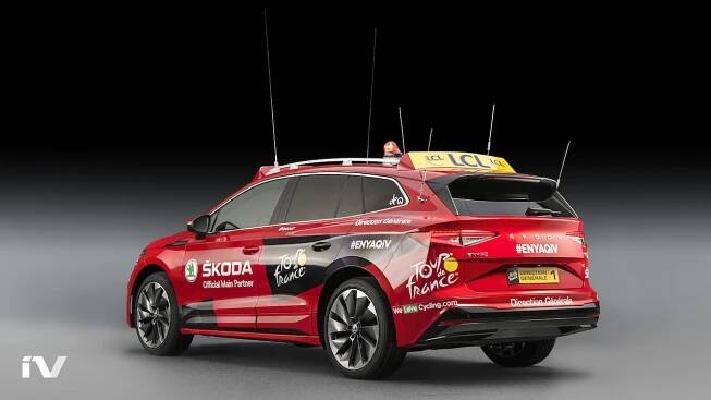 Nová Škoda Enyaq povede závodníky na Tour de France, dostala potřebné úpravy