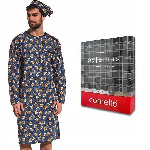 NOČNÍ KOŠILE PÁNSKÁ Cornette + ŽUPAN vel. M