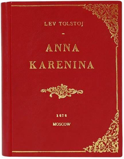 Anna Karenina - leather Book Clutch – By M. Bags