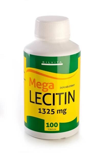 Silvita Mega Lecitin 1325 mg 100 tob. od 138 Kč