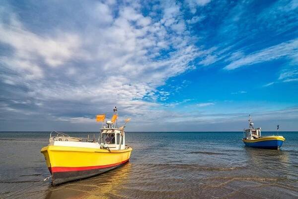 Fishing Boats Seashore Fishing Boat Sea Sh