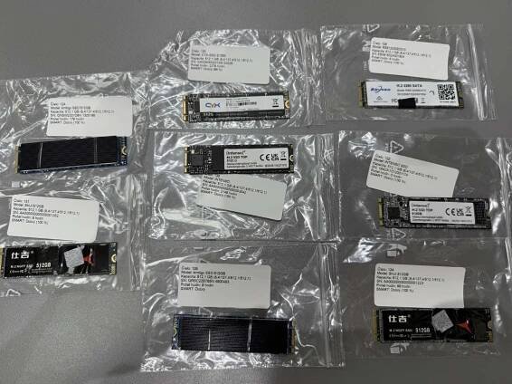 512GB SSD M.2 SATA - Mix
