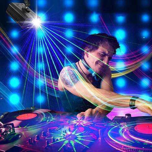 ŚWIATŁA DISCO PARTY LIGHTS KTV, ZVUK AKTIVOVANÝ DJ SVĚTLEM S DÁLKOVÝM OVLÁDÁNÍM - Allegro
