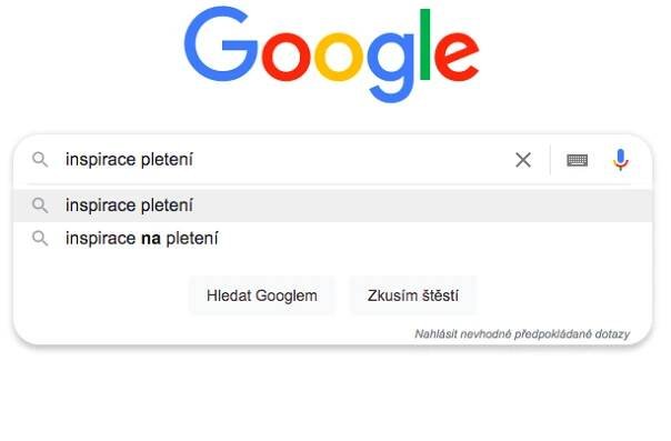 Vyhledávání návodů na Googlu