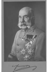 Rakouský a rakouskouherský císař František Josef I (1848 – 1916).
