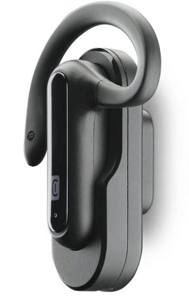 Bluetooth headset Cellularline CAR FLAT včetně nabíjecí základny do auta, černý
