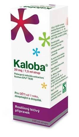 Kaloba sirup 20 mg / 7,5 ml 100 ml