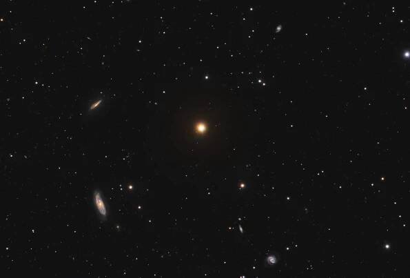 NGC 5899 with NGC 5893, 5895, 5896, 5900